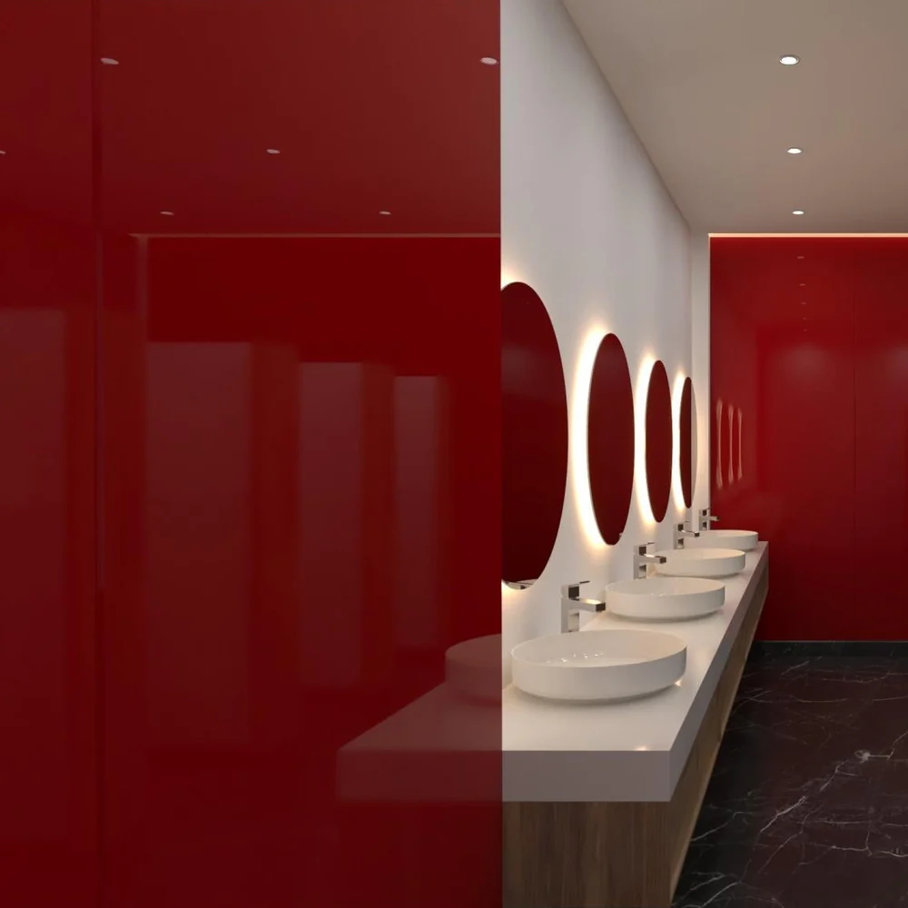 Moulin Rouge Red Gloss Coloured Cladding - Image 2